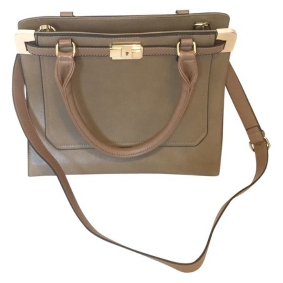 Shoe Dazzle Handbags - NWOT Taupe Shoulder Bag